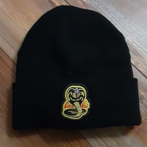 Cobra Kai Black Winter Beanie